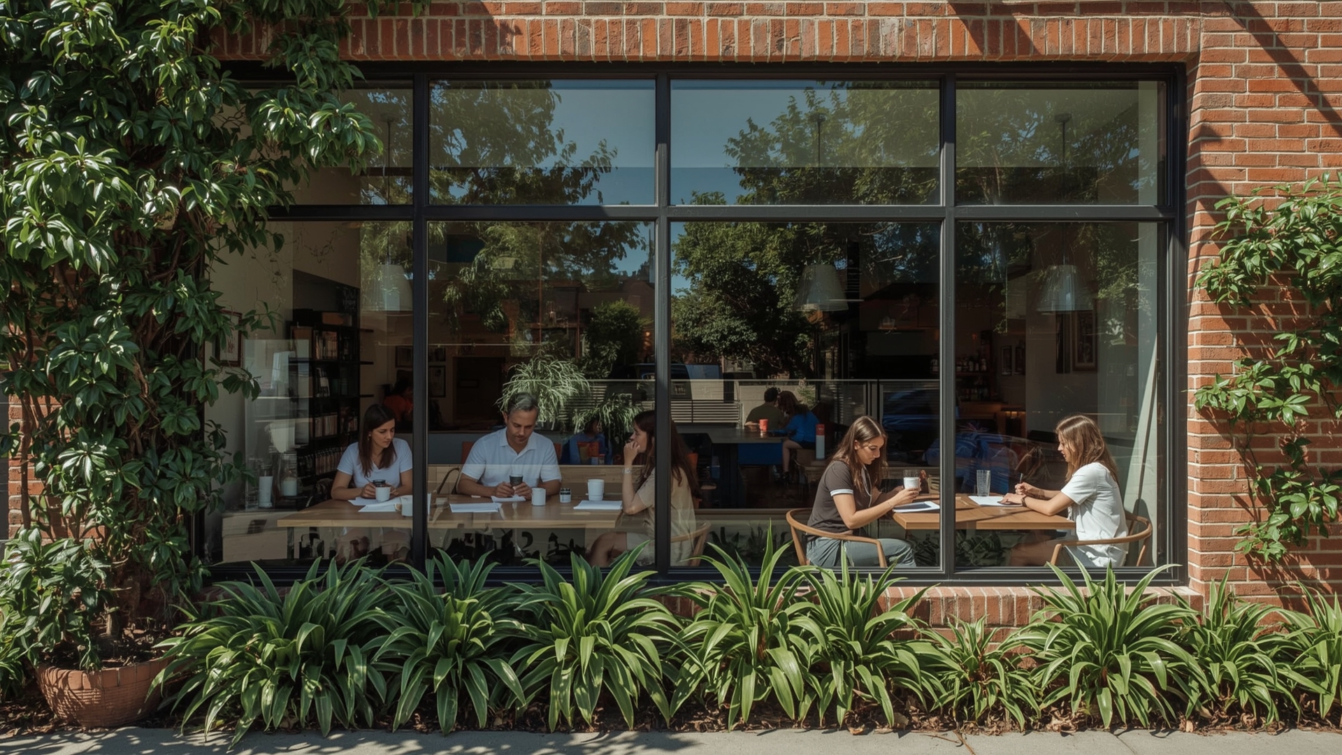 Exterior view of The Daily Brew cafe